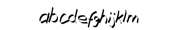 Xaligraphy ThinItalic Font LOWERCASE