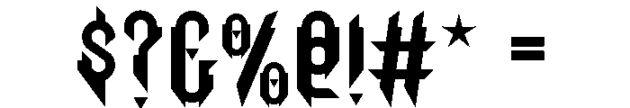 XanaDeuX Font OTHER CHARS