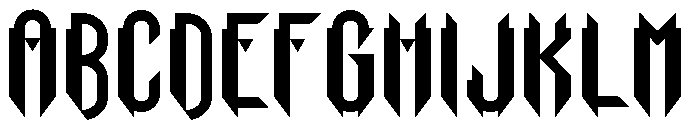 XanaDeuX Font UPPERCASE