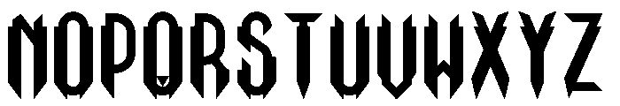 XanaDeuX Font UPPERCASE