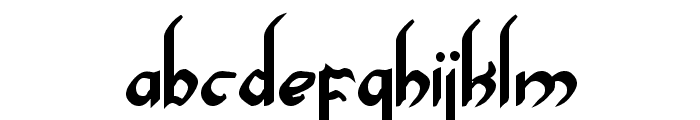 Xaphan II Bold Font LOWERCASE