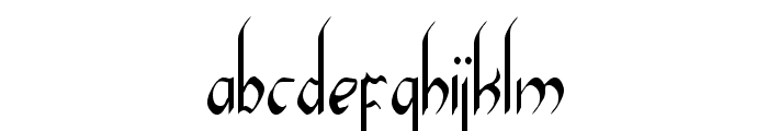 Xaphan II Condensed Font LOWERCASE
