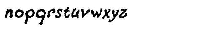 Xalapa Oblique Font LOWERCASE