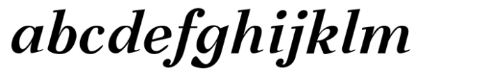 XAabced Bold Italic Font LOWERCASE