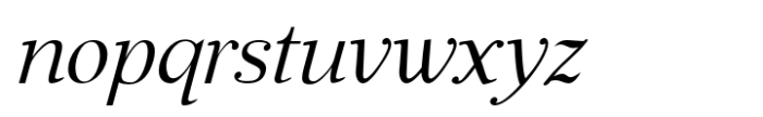 XAabced Italic Font LOWERCASE