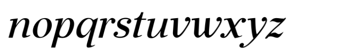 XAabced Semi Bold Italic Font LOWERCASE