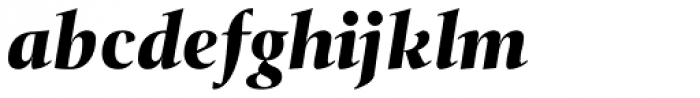 Xaloc Subhead Heavy Italic Font LOWERCASE
