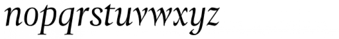 Xaloc Subhead-Italic Font LOWERCASE