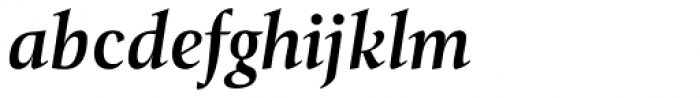 Xaloc Text Bold Italic Font LOWERCASE