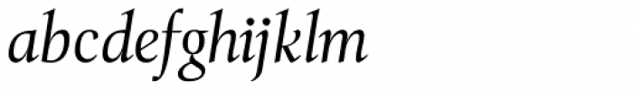 Xaloc Text Italic Font LOWERCASE