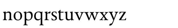 Xaloc Text Regular Font LOWERCASE