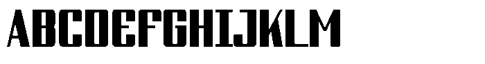 Xalton Font UPPERCASE