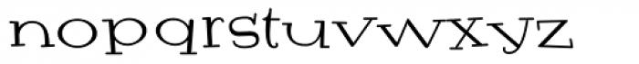 Xantigo Font LOWERCASE