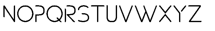 Xavion Font UPPERCASE