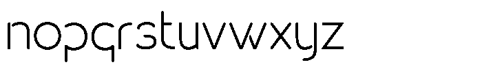 Xavion Font LOWERCASE