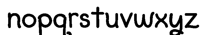 Xanakee Regular Font LOWERCASE