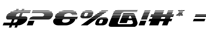 Xcelsion Halftone Italic Italic Font OTHER CHARS