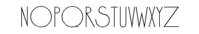 Xctasy Sans Light Alternates Font UPPERCASE