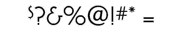 Xctasy Sans Medium Alternates Font OTHER CHARS