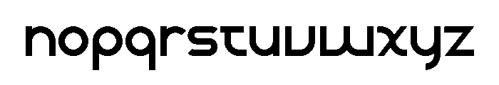Xelgos Font LOWERCASE