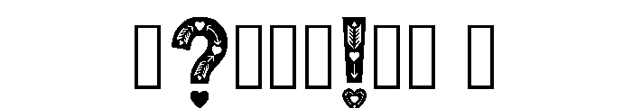 Xelric Regular Font OTHER CHARS