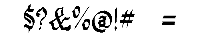 Xenacas Font OTHER CHARS