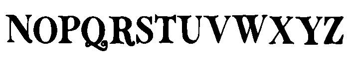Xenops Font UPPERCASE