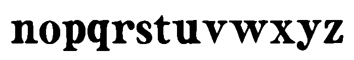 Xenops Font LOWERCASE
