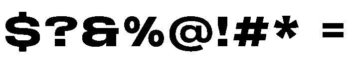 Xenor Font OTHER CHARS