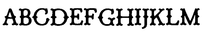 Xeranthemum Font UPPERCASE