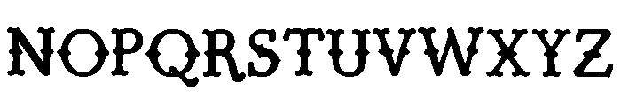 Xeranthemum Font UPPERCASE