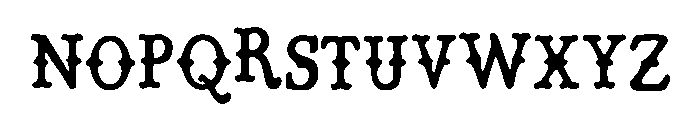 Xeranthemum Font LOWERCASE