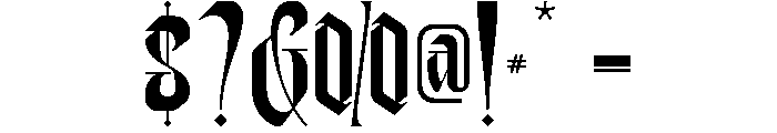 Xerathos Font OTHER CHARS