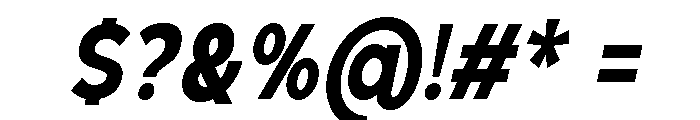 Xerihal Italic Font OTHER CHARS