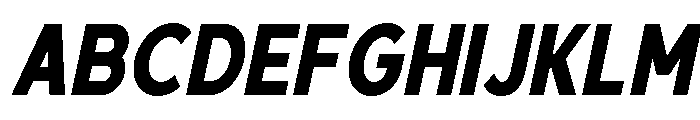 Xerihal Italic Font UPPERCASE