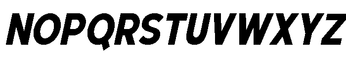 Xerihal Italic Font UPPERCASE