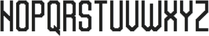 Xeniy Pix Regular otf (400) Font UPPERCASE