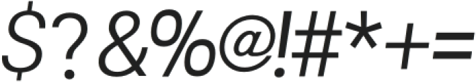 Xenon Nue Regular_Italic otf (400) Font OTHER CHARS