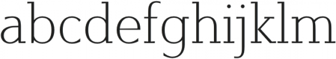 Xenta-Serif Thin otf (100) Font LOWERCASE