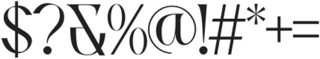 Xeola Regular otf (400) Font OTHER CHARS