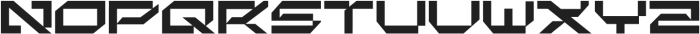 Xeonic Regular otf (400) Font UPPERCASE