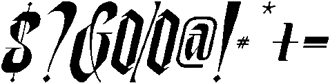 Xerathos Italic otf (400) Font OTHER CHARS