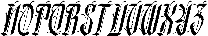 Xerathos Italic otf (400) Font UPPERCASE