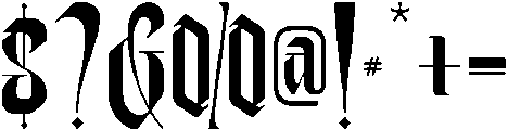 Xerathos otf (400) Font OTHER CHARS