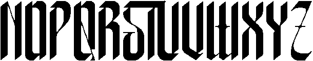 Xerathos otf (400) Font LOWERCASE