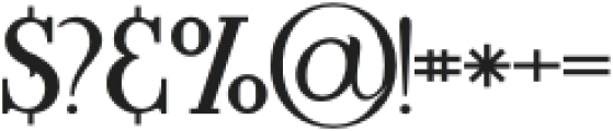 Xerophone otf (400) Font OTHER CHARS