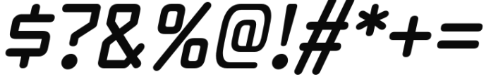 Xenara Regular Italic Font OTHER CHARS