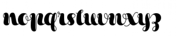 Xesy Font LOWERCASE