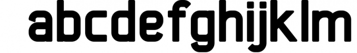 Xelo - 4 Style 1 Font LOWERCASE