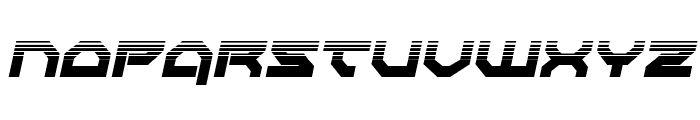 Xeno-Demon Half-Tone Italic Font LOWERCASE